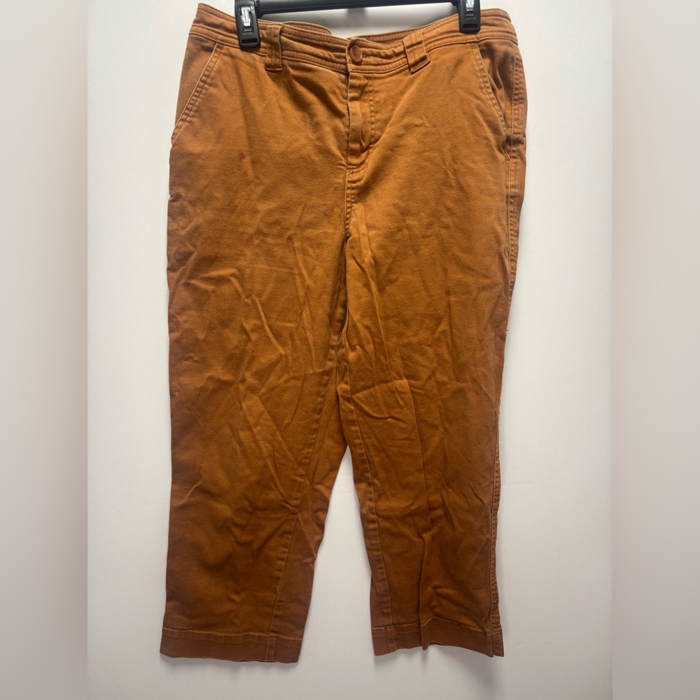 A New Day Orange Stretch Pants Size 12